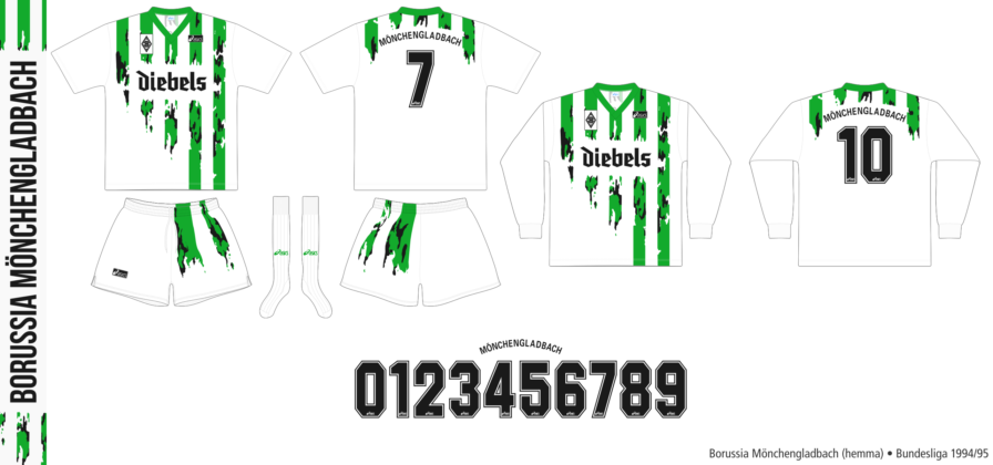 Borussia Mönchengladbach 1994/95 (hemma)